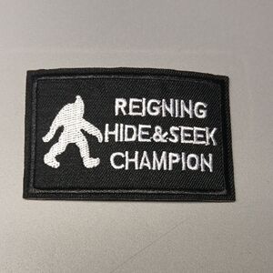Black and White Patch - Reigning Hide & Seek Champion